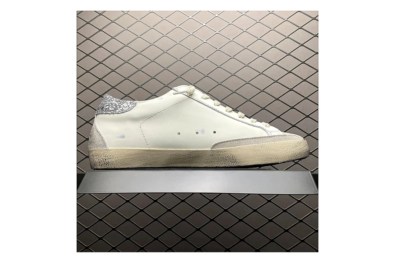 Golden Goose Super-Star White Silver Product Image