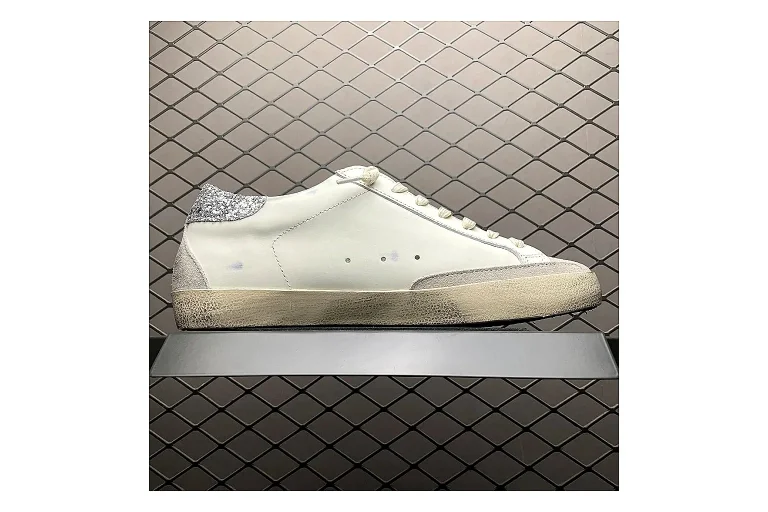 Golden Goose Super-Star White Silver Product Image