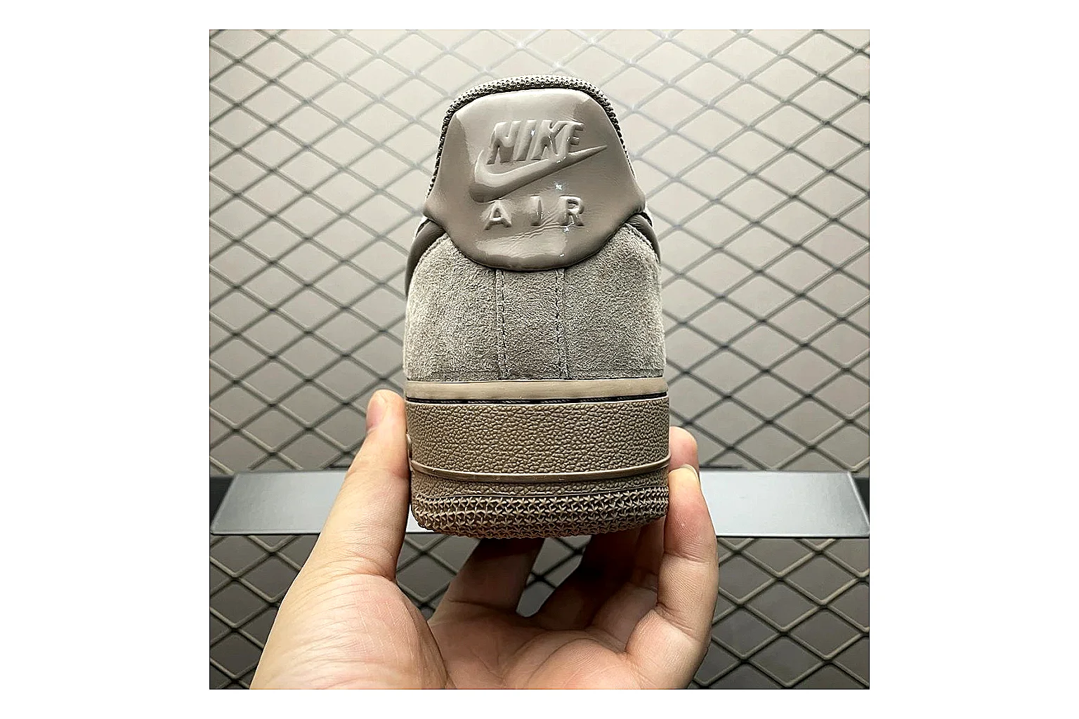 Nike Air Force 1 White Silver Product Image thumbnail 2