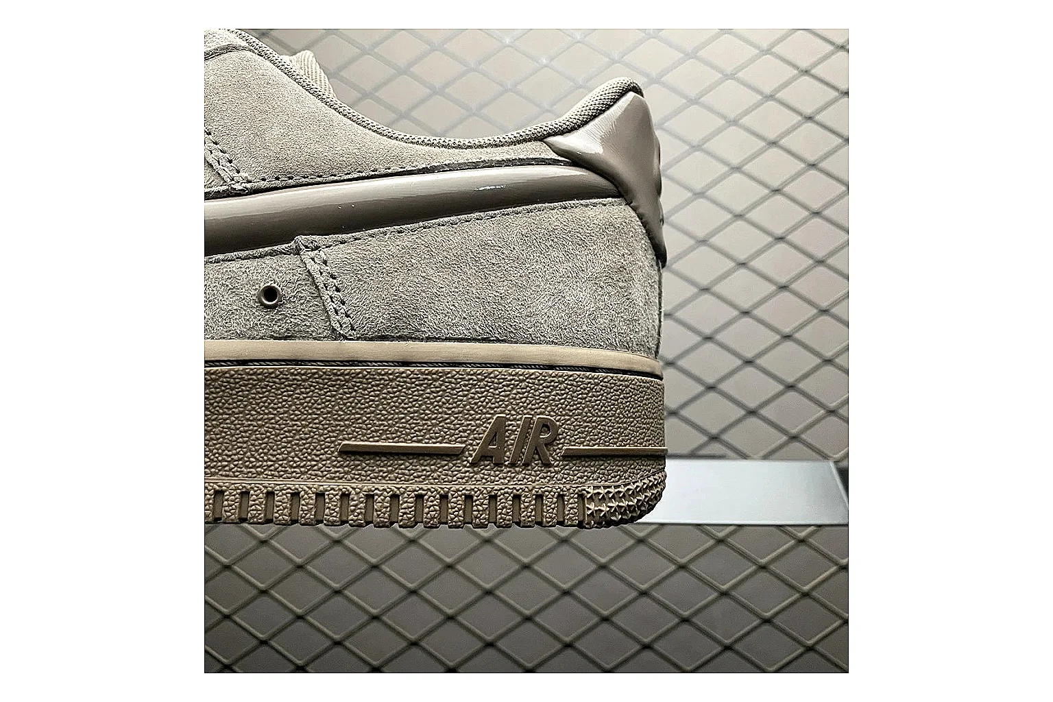 Nike Air Force 1 White Silver Product Image thumbnail 4