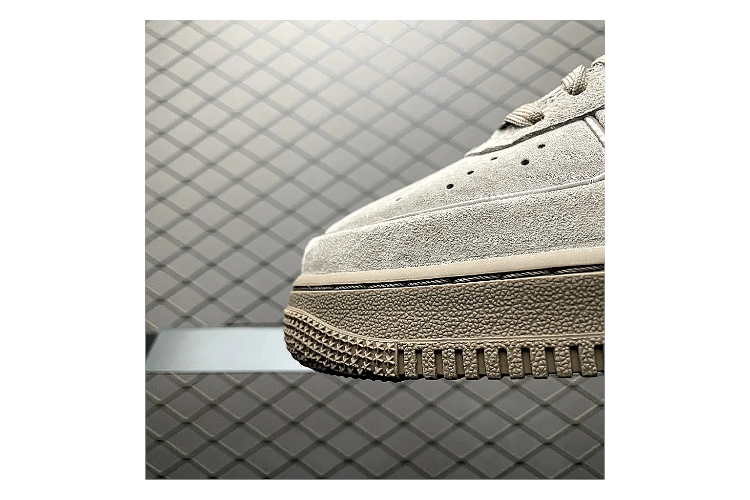 Nike Air Force 1 White Silver Product Image thumbnail 6