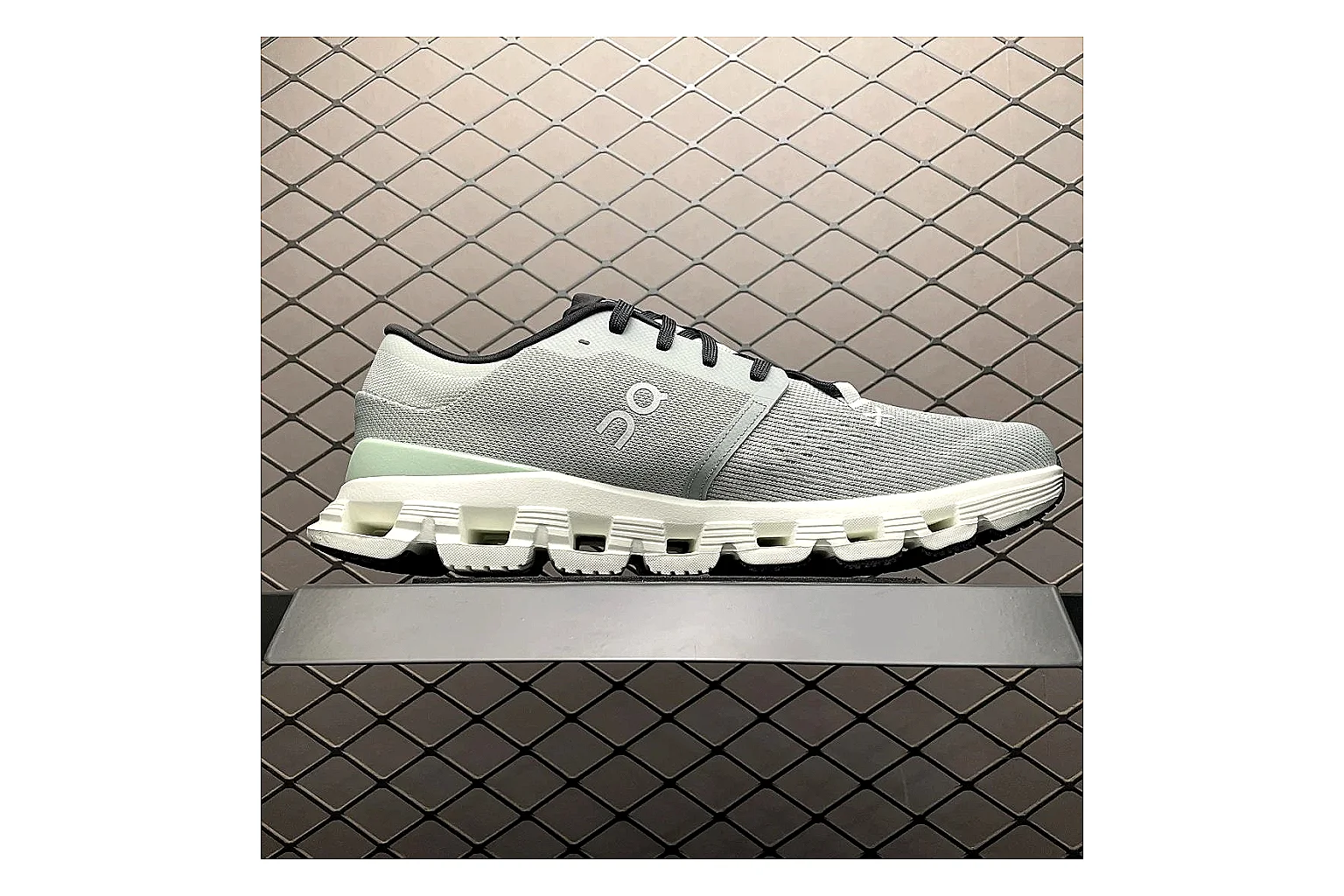 On Cloud X Grey Green Sneaker Product Image thumbnail 3