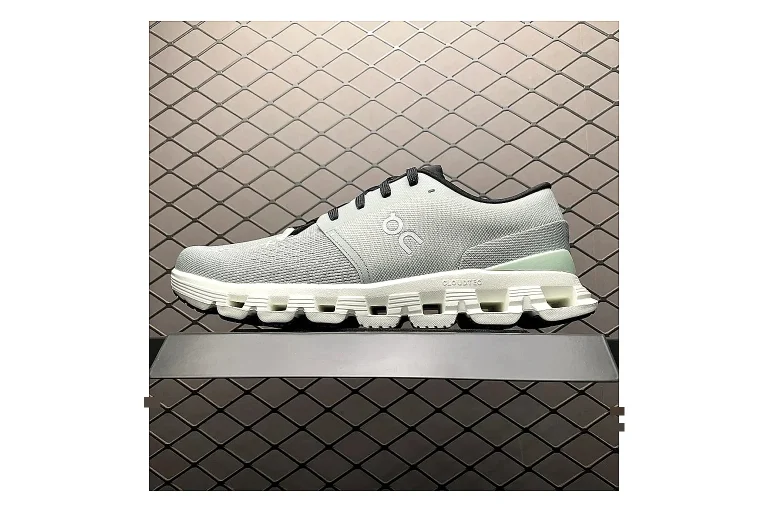 On Cloud X Grey Green Sneaker Product Image