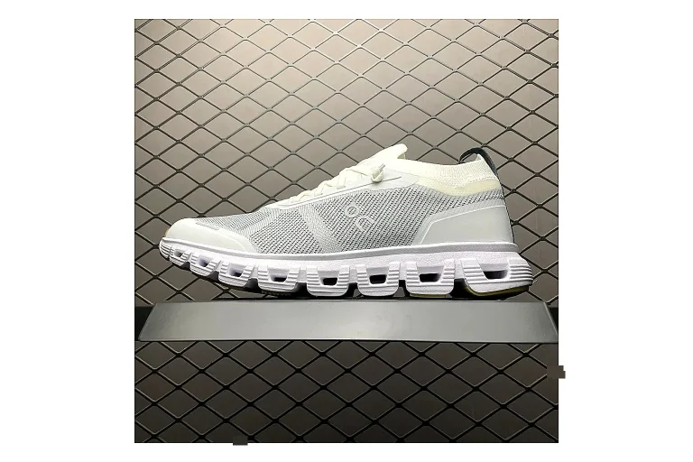 On Cloud 6 White Grey Sneaker Product Image