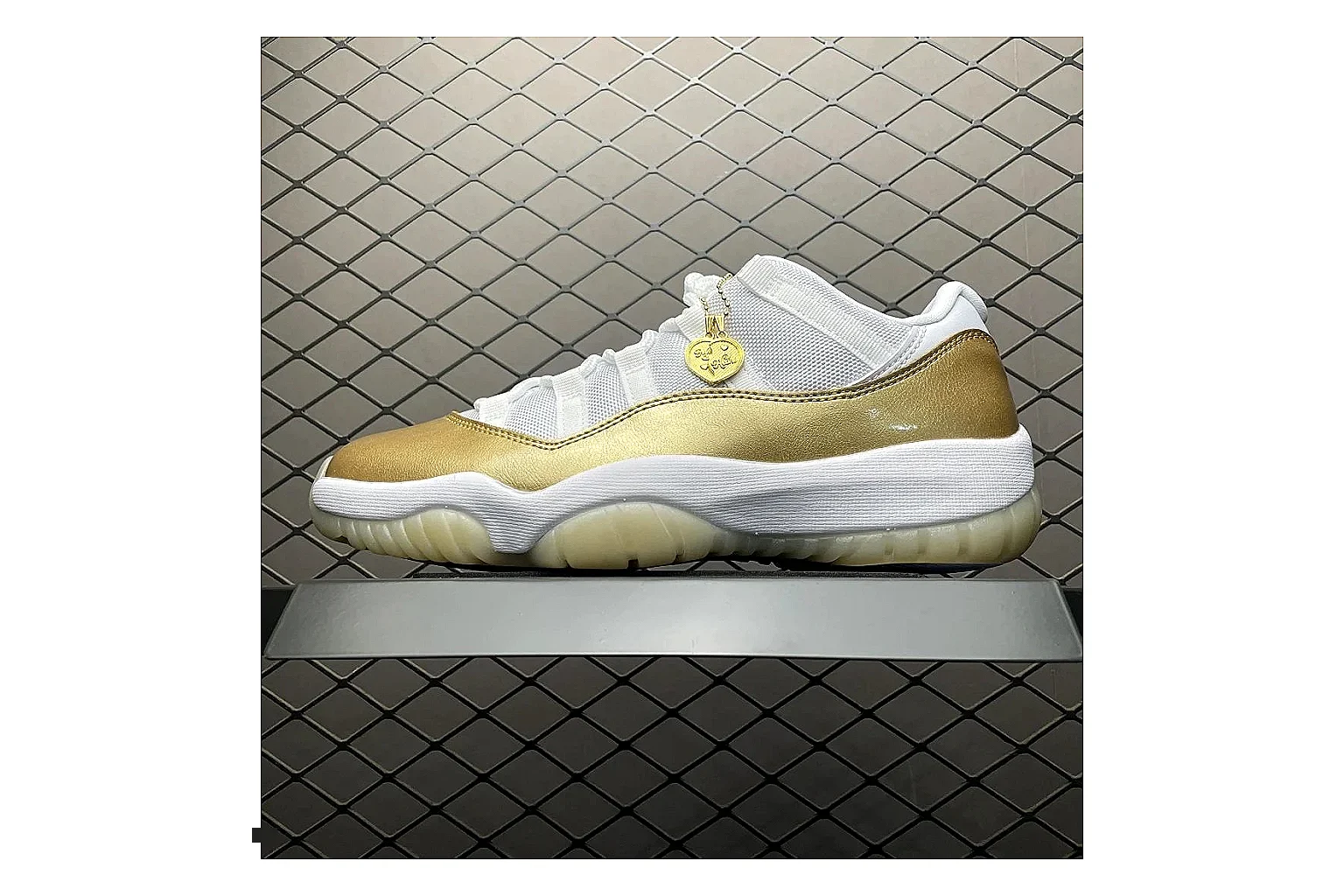 Jordan 11 Low White Gold Sneaker Product Image