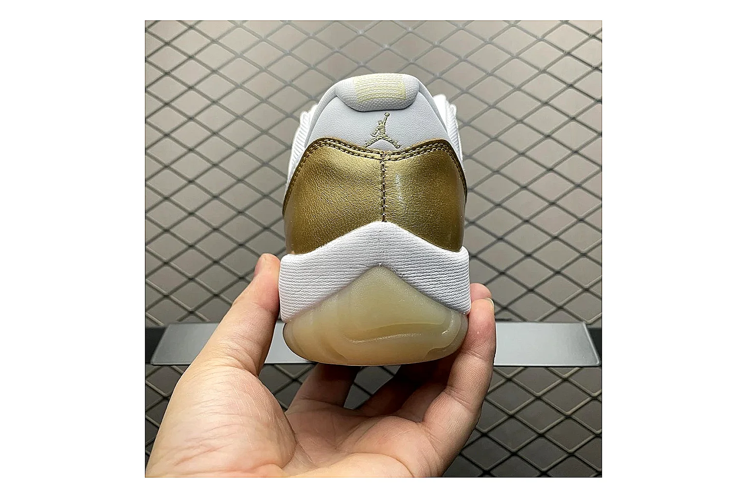 Jordan 11 Low White Gold Sneaker Product Image thumbnail 2