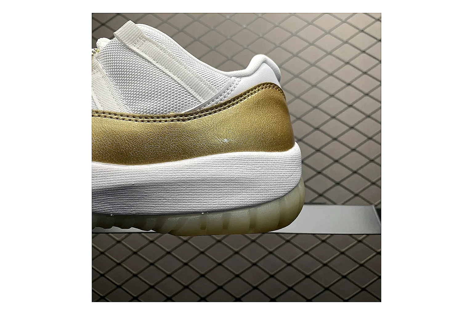 Jordan 11 Low White Gold Sneaker Product Image thumbnail 4