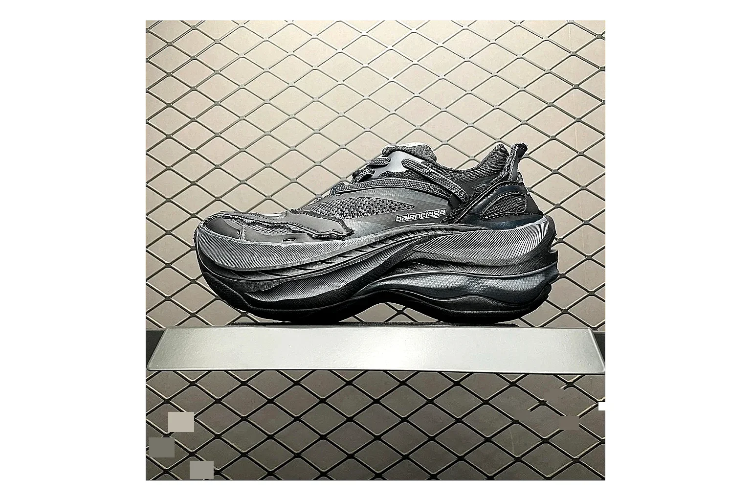Balenciaga Track Grey Black Runner Product Image