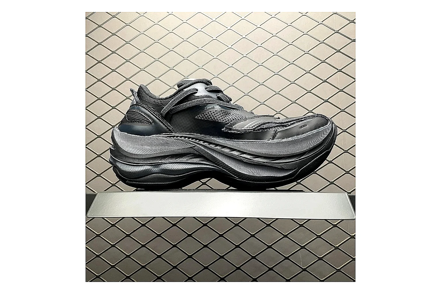 Balenciaga Track Grey Black Runner Product Image thumbnail 3
