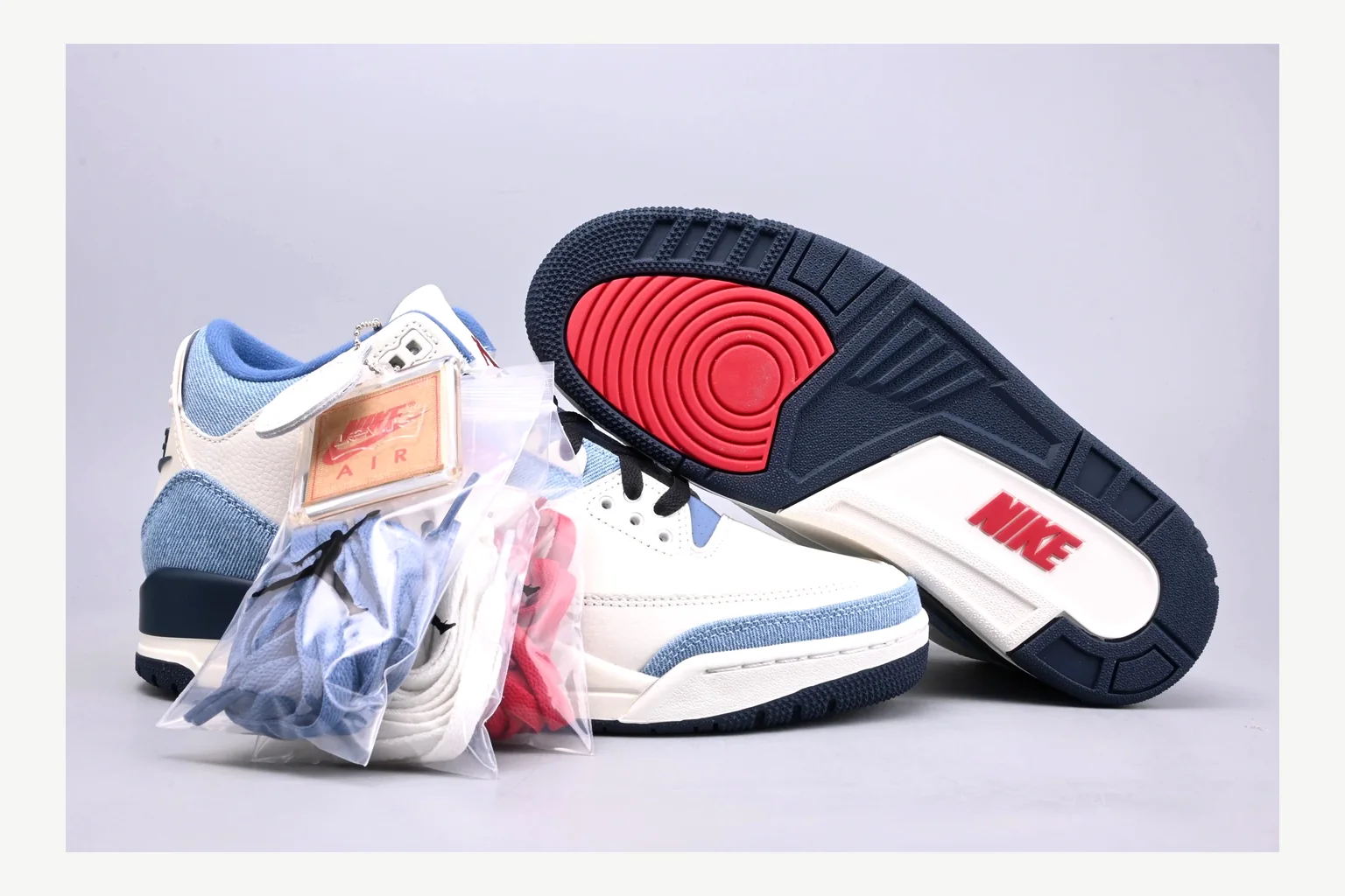 Jordan Air Jordan 3 Blue Sneaker Product Image thumbnail 6