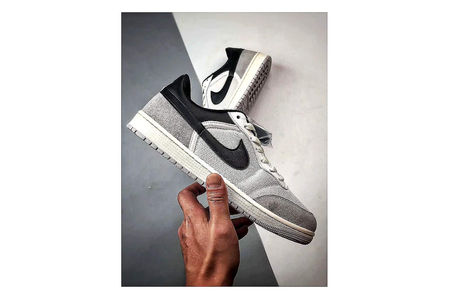 Jordan Low Black White Sneaker Product Image thumbnail 4