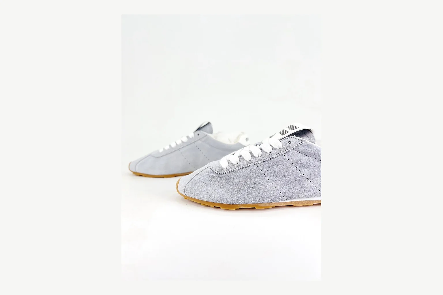 Miu Miu Grey Low Sneaker Product Image thumbnail 5