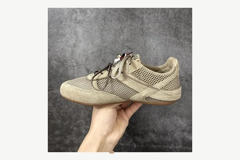 Miu Miu Beige Logo Sneaker Product Image