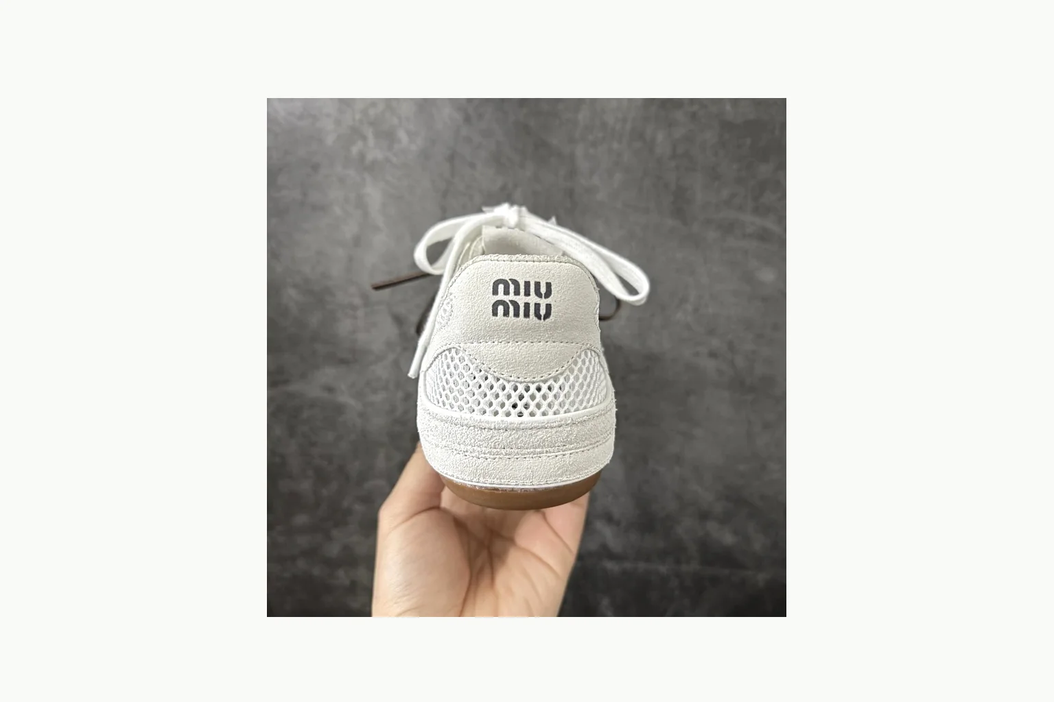 Miu Miu White Bow Sneaker Product Image thumbnail 4