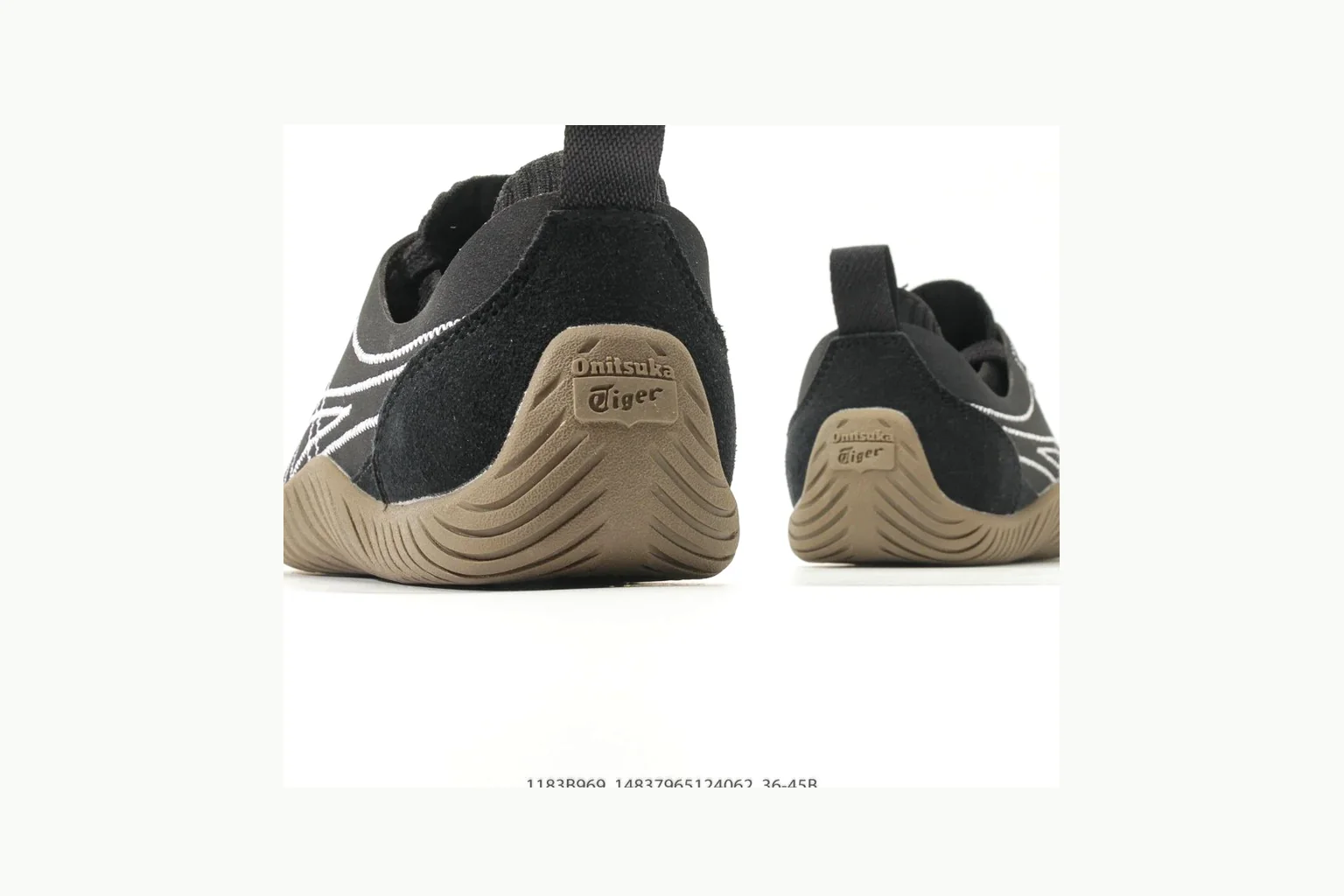 Onitsuka Tiger Black Gum Sneaker Product Image thumbnail 6