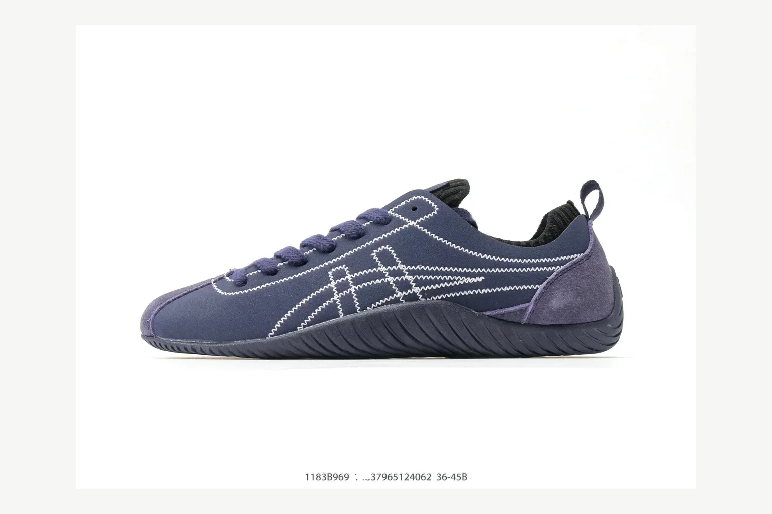 Onitsuka Tiger Navy Low Sneaker Product Image