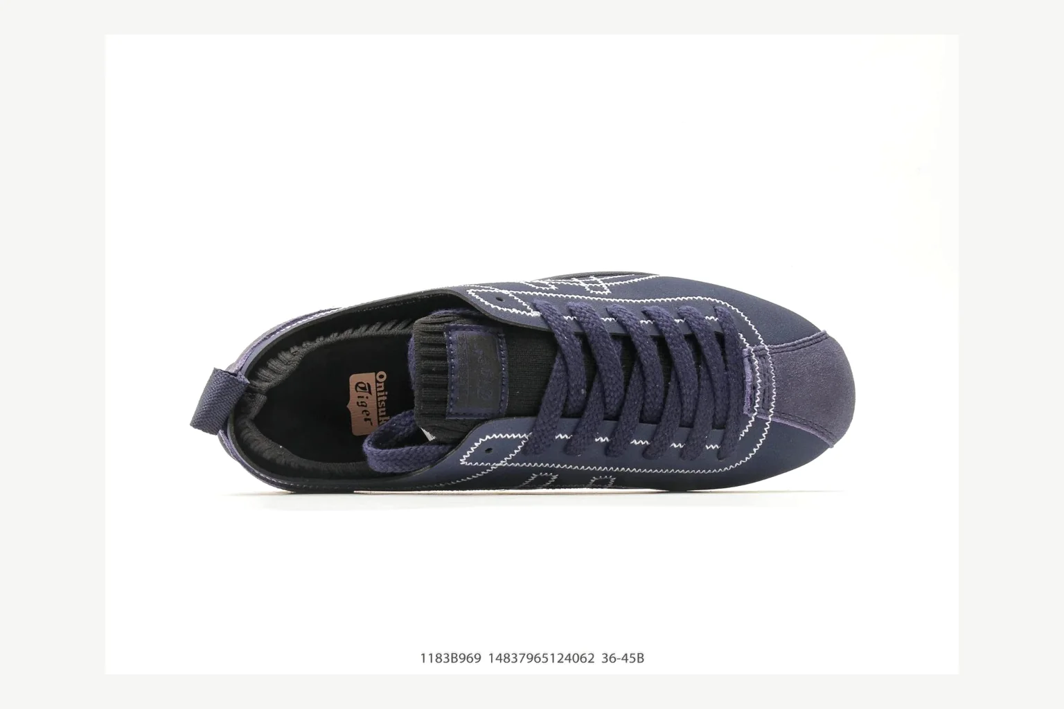 Onitsuka Tiger Navy Low Sneaker Product Image thumbnail 3