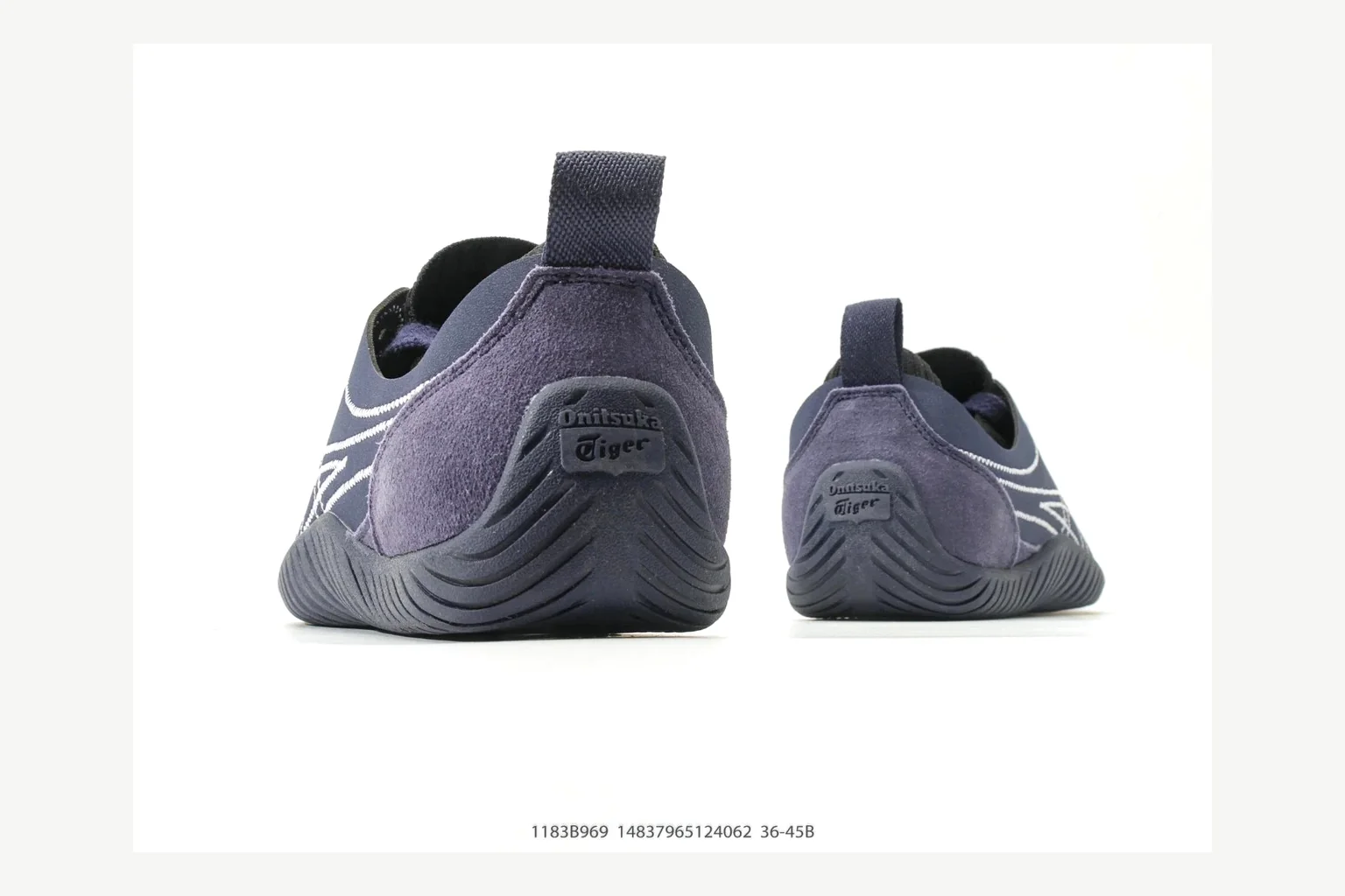 Onitsuka Tiger Navy Low Sneaker Product Image thumbnail 6