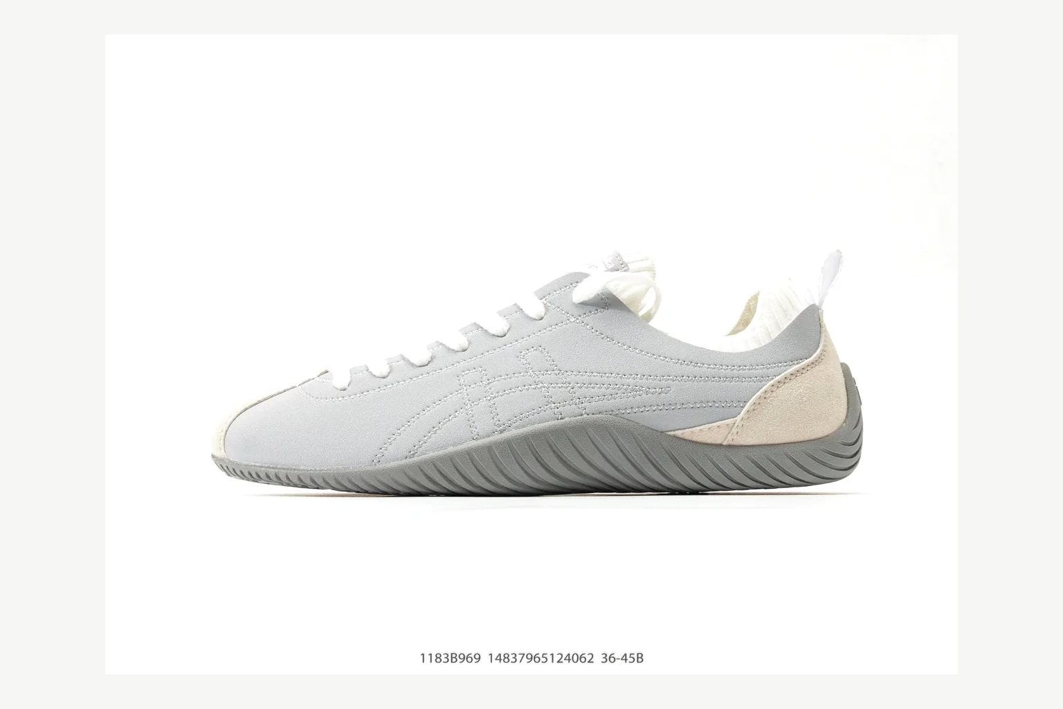 Onitsuka Tiger Grey White Sneaker Product Image thumbnail 2