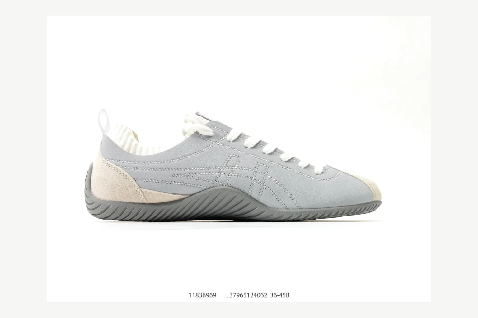 Onitsuka Tiger Grey White Sneaker Product Image