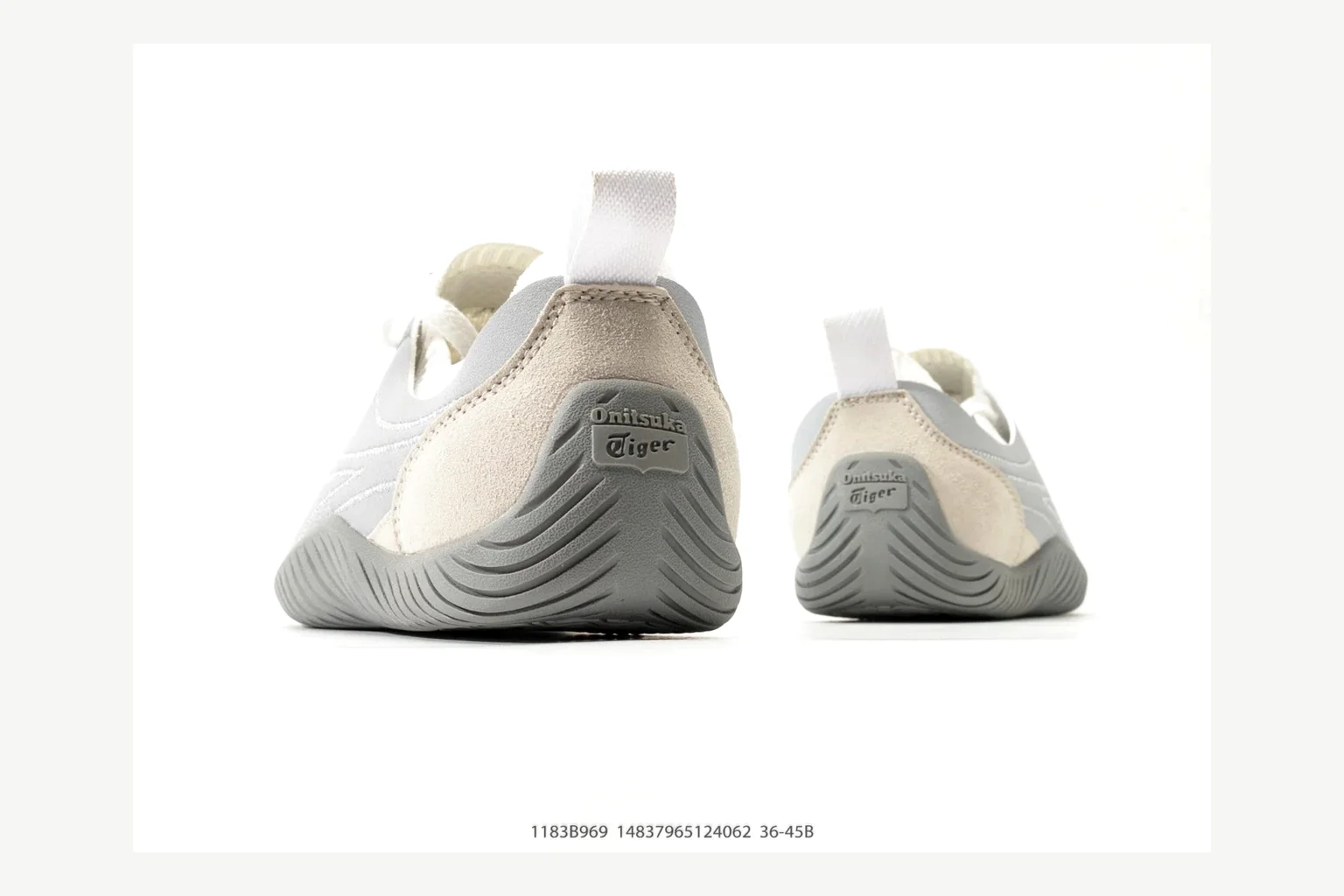 Onitsuka Tiger Grey White Sneaker Product Image thumbnail 6