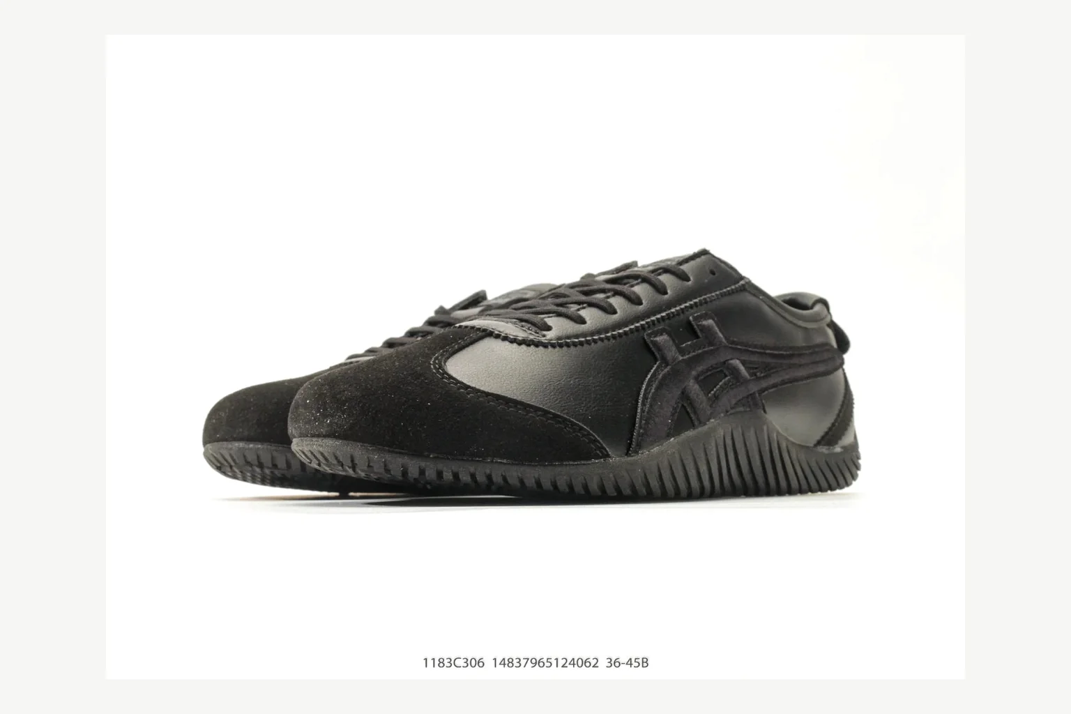 Onitsuka Tiger Black Low Sneaker Product Image thumbnail 5