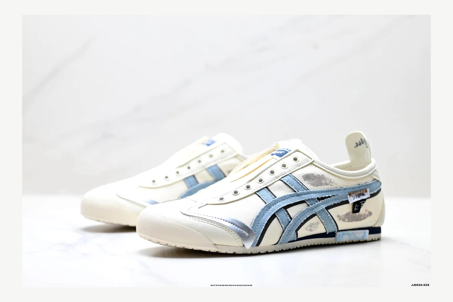 Onitsuka Tiger White Blue Sneaker Product Image thumbnail 4