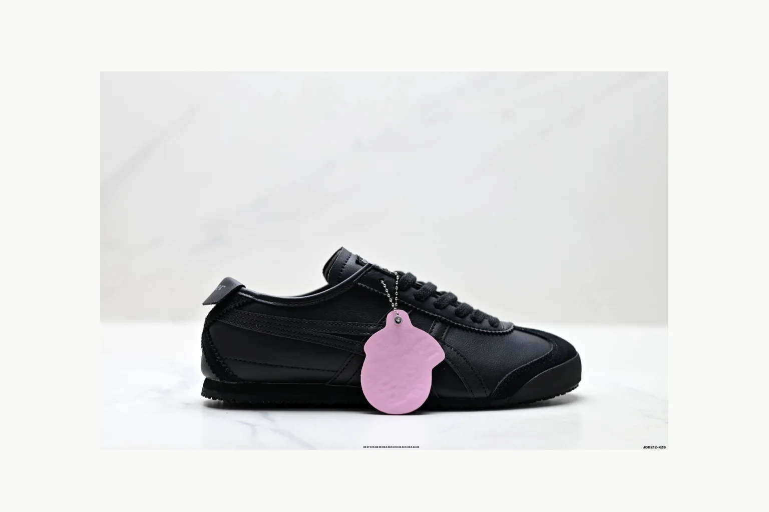 Onitsuka Tiger Black Leather Sneaker Product Image thumbnail 2