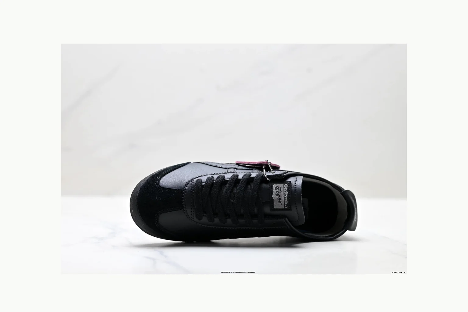 Onitsuka Tiger Black Leather Sneaker Product Image thumbnail 3