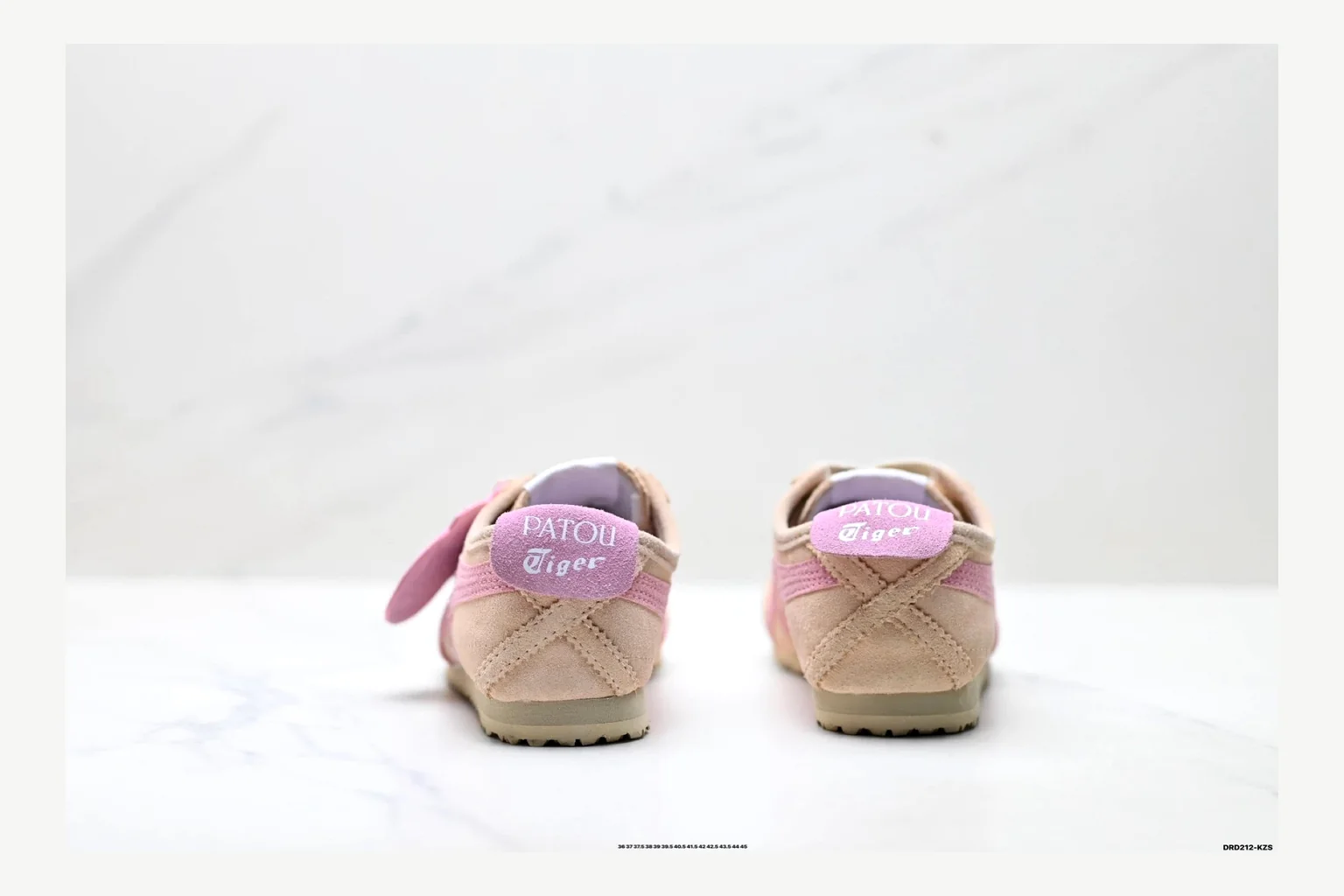 Onitsuka Tiger Beige Pink Sneaker Product Image thumbnail 6