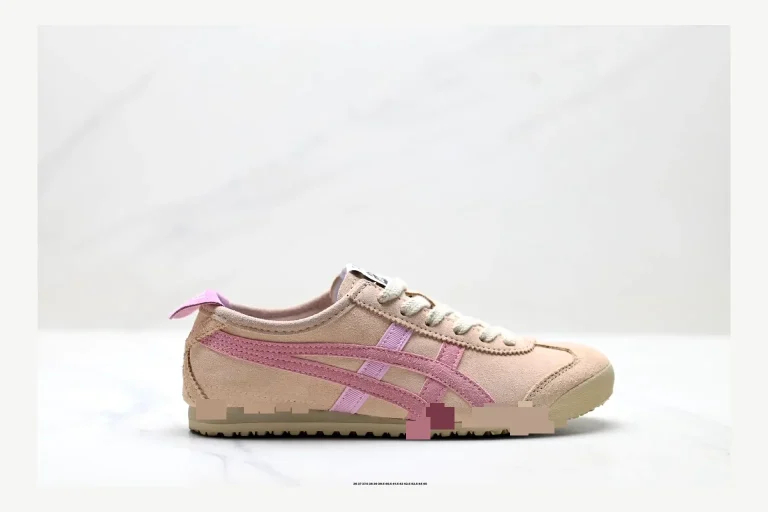 Onitsuka Tiger Beige Pink Sneaker Product Image