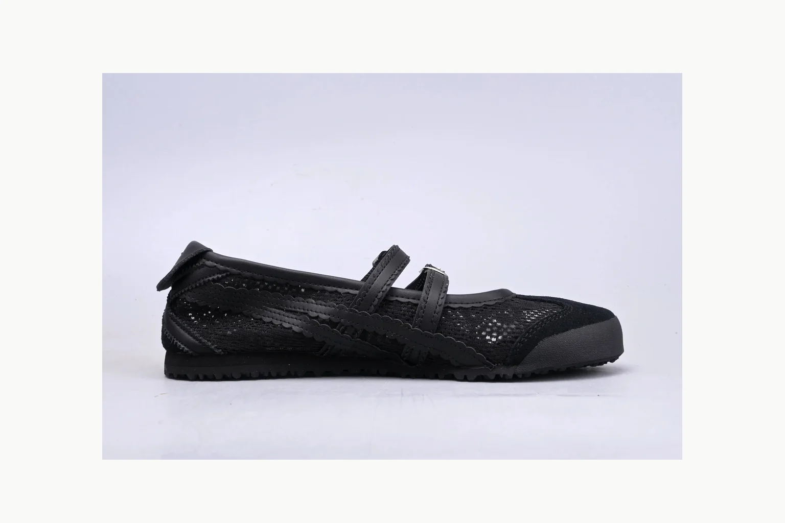 Onitsuka Tiger Black Leather Sneaker Product Image thumbnail 2