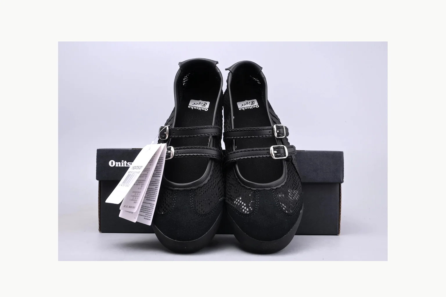 Onitsuka Tiger Black Leather Sneaker Product Image thumbnail 5