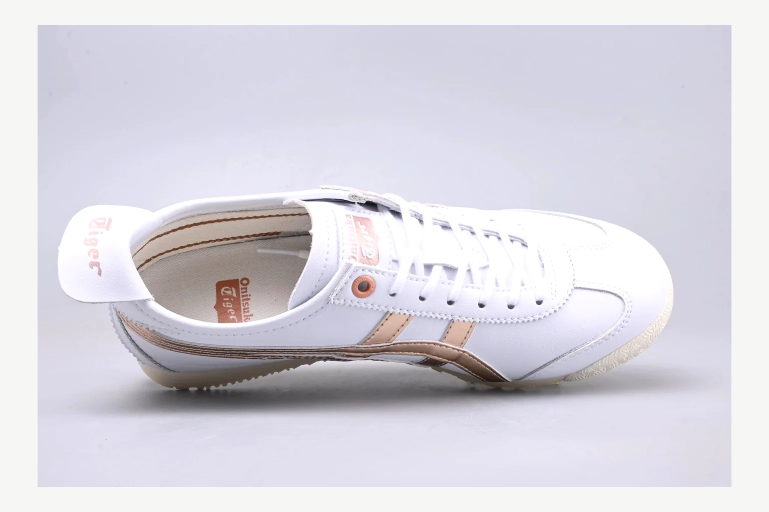 Onitsuka Tiger White Brown Sneaker Product Image thumbnail 3