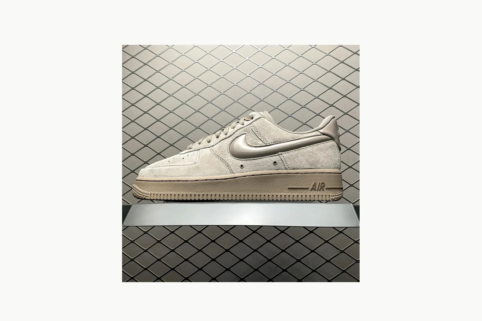 Nike Air Force 1 Beige Sneaker Product Image thumbnail 2