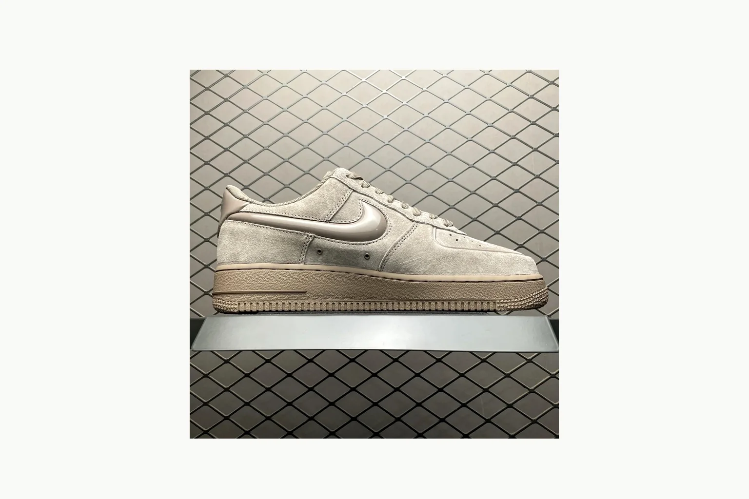 Nike Air Force 1 Beige Sneaker Product Image