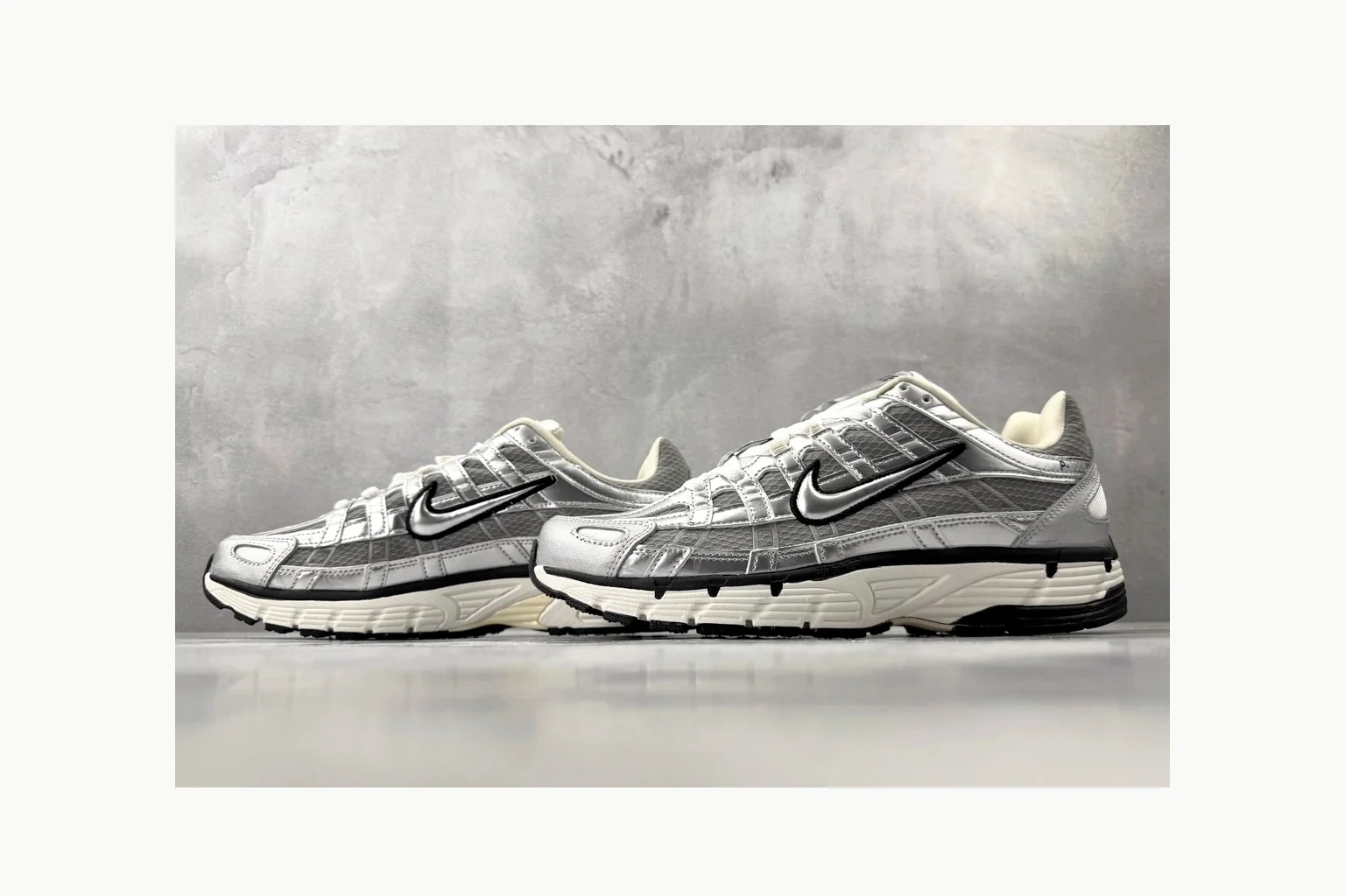 Nike P-6000 Silver Grey Sneaker Product Image thumbnail 5