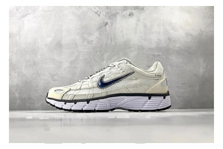 Nike P-6000 Cream Silver Sneaker Product Image