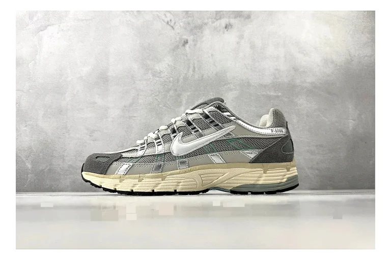 Nike P-6000 White Silver Sneaker Product Image