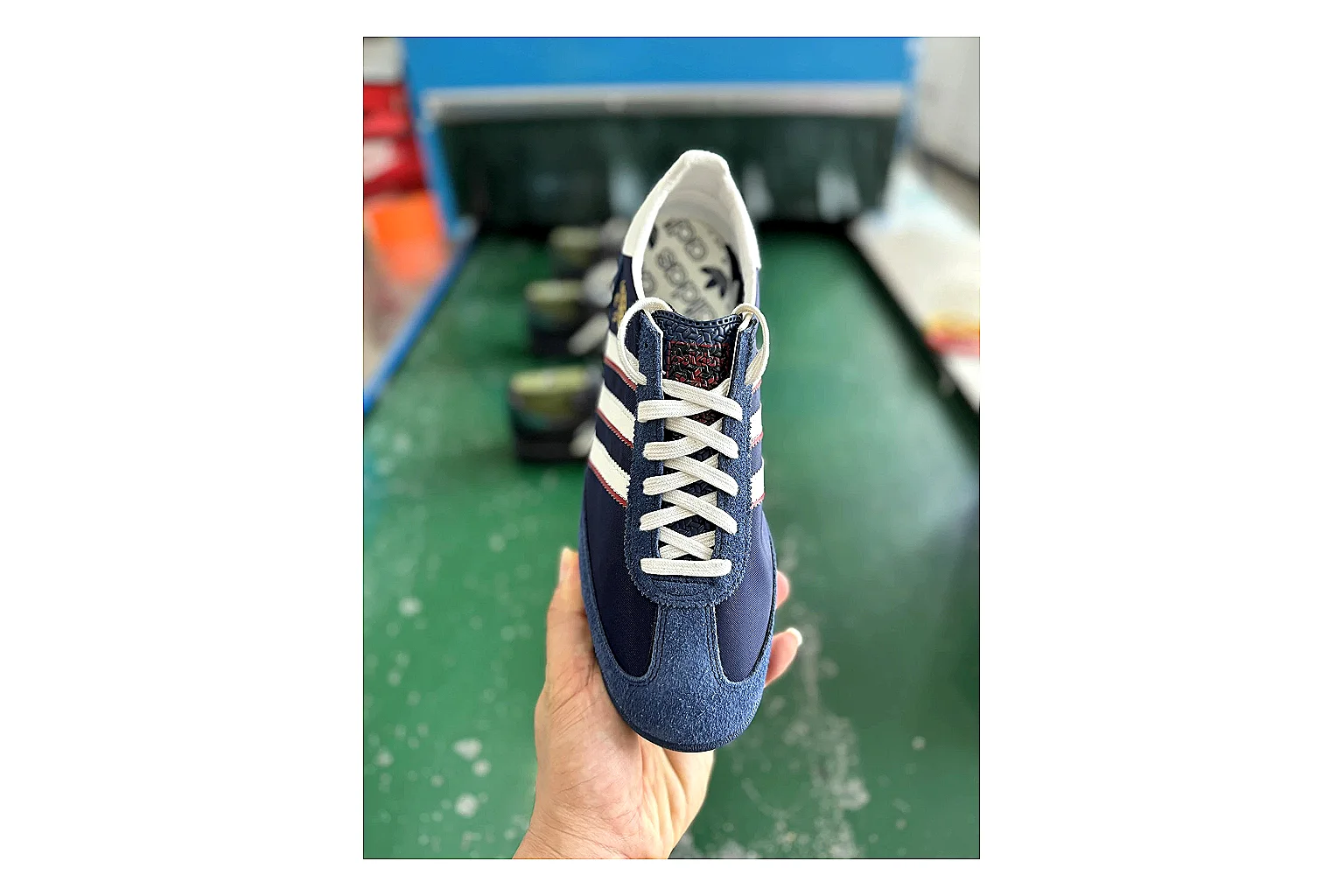 Adidas SL 72 RS Blue White Product Image thumbnail 3