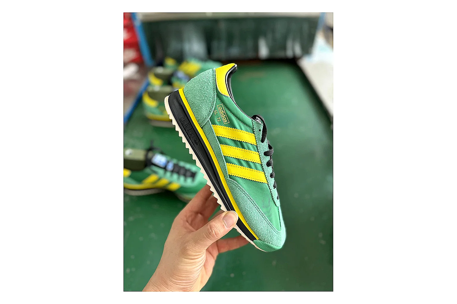 Adidas SL 72 RS Green Yellow Product Image thumbnail 2