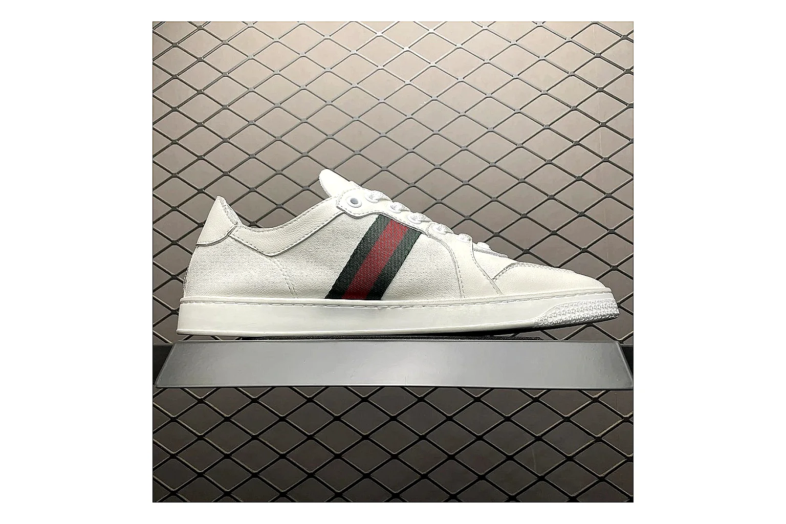 Gucci Ace White Web Stripe Sneaker Product Image thumbnail 2