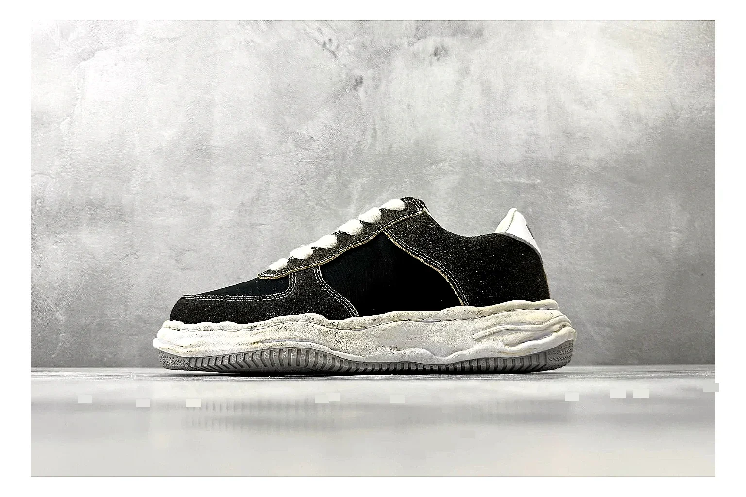 Maison Mihara Yasuhiro Blakey Black Distressed Product Image