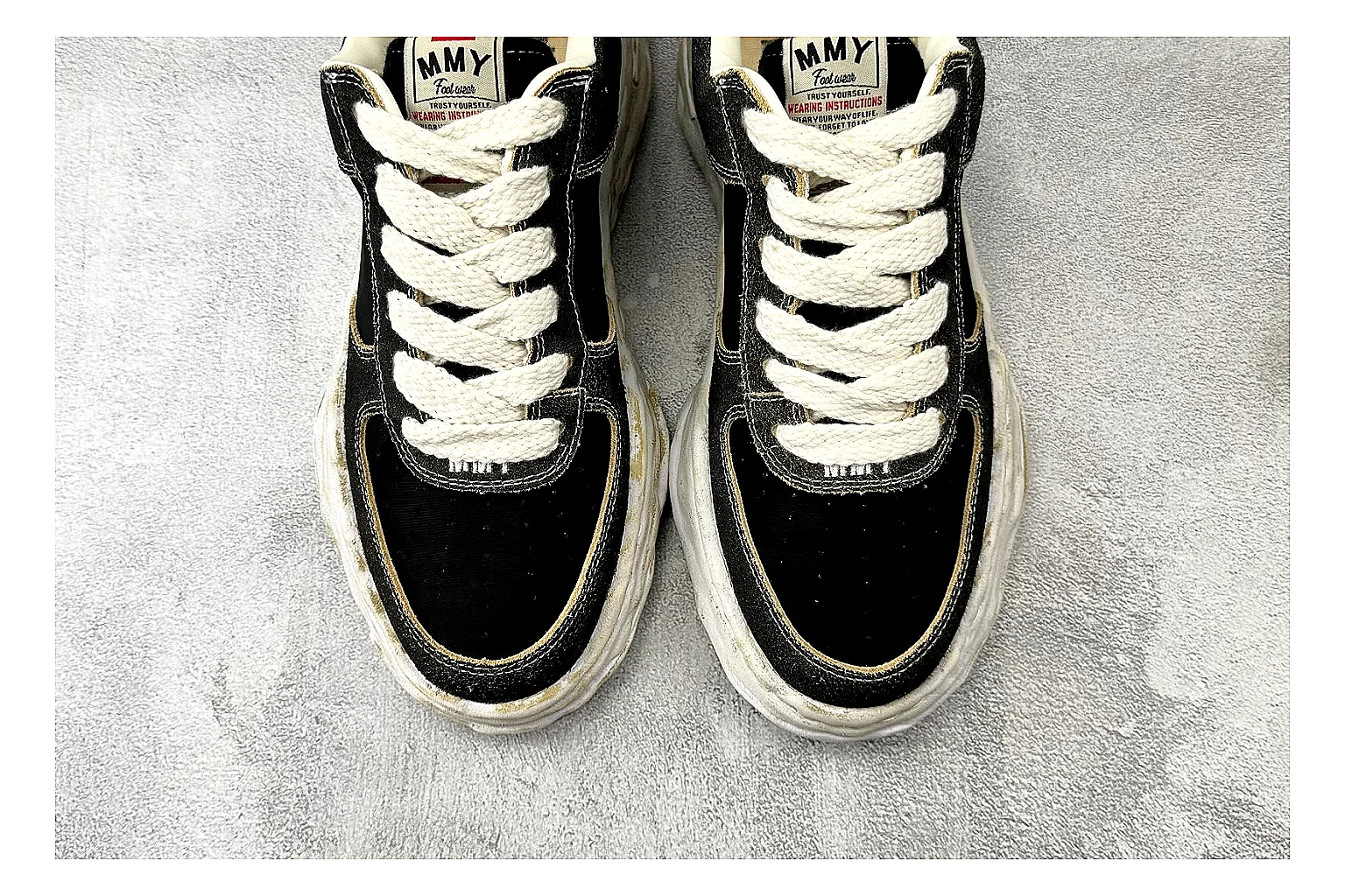 Maison Mihara Yasuhiro Blakey Black Distressed Product Image thumbnail 6