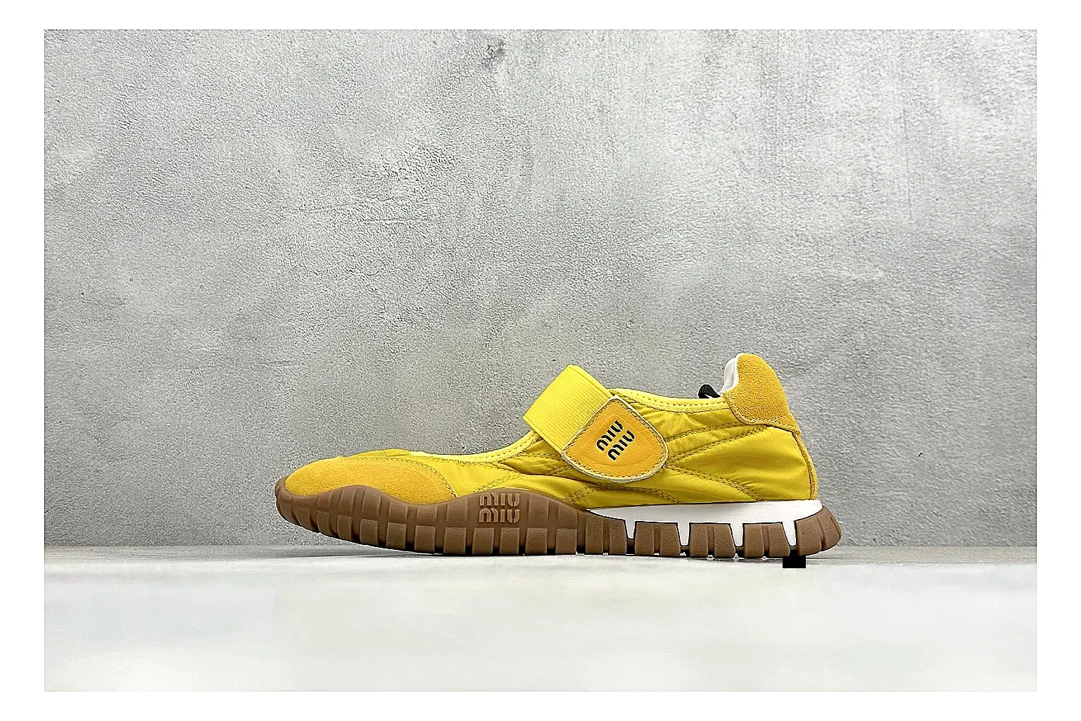 Miu Miu Tyre Yellow Mary Jane Product Image
