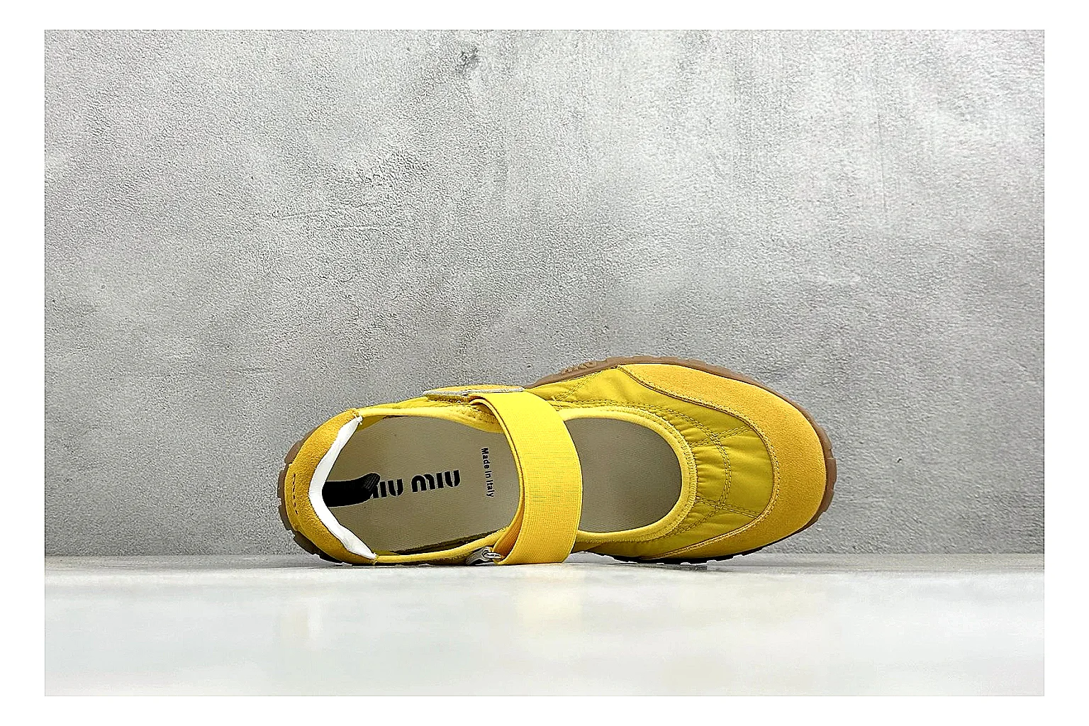 Miu Miu Tyre Yellow Mary Jane Product Image thumbnail 3