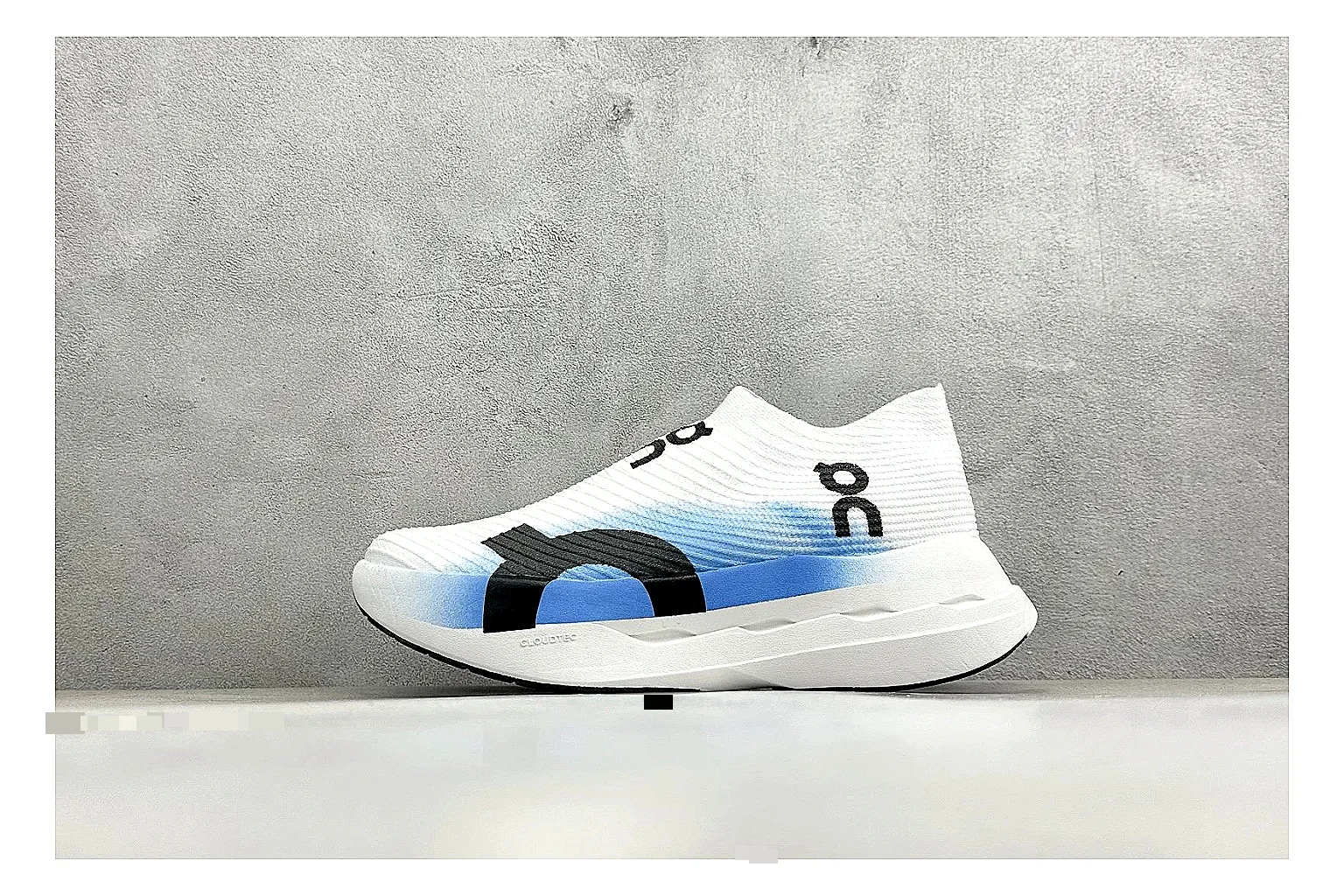 On Cloudboom White Blue Product Image