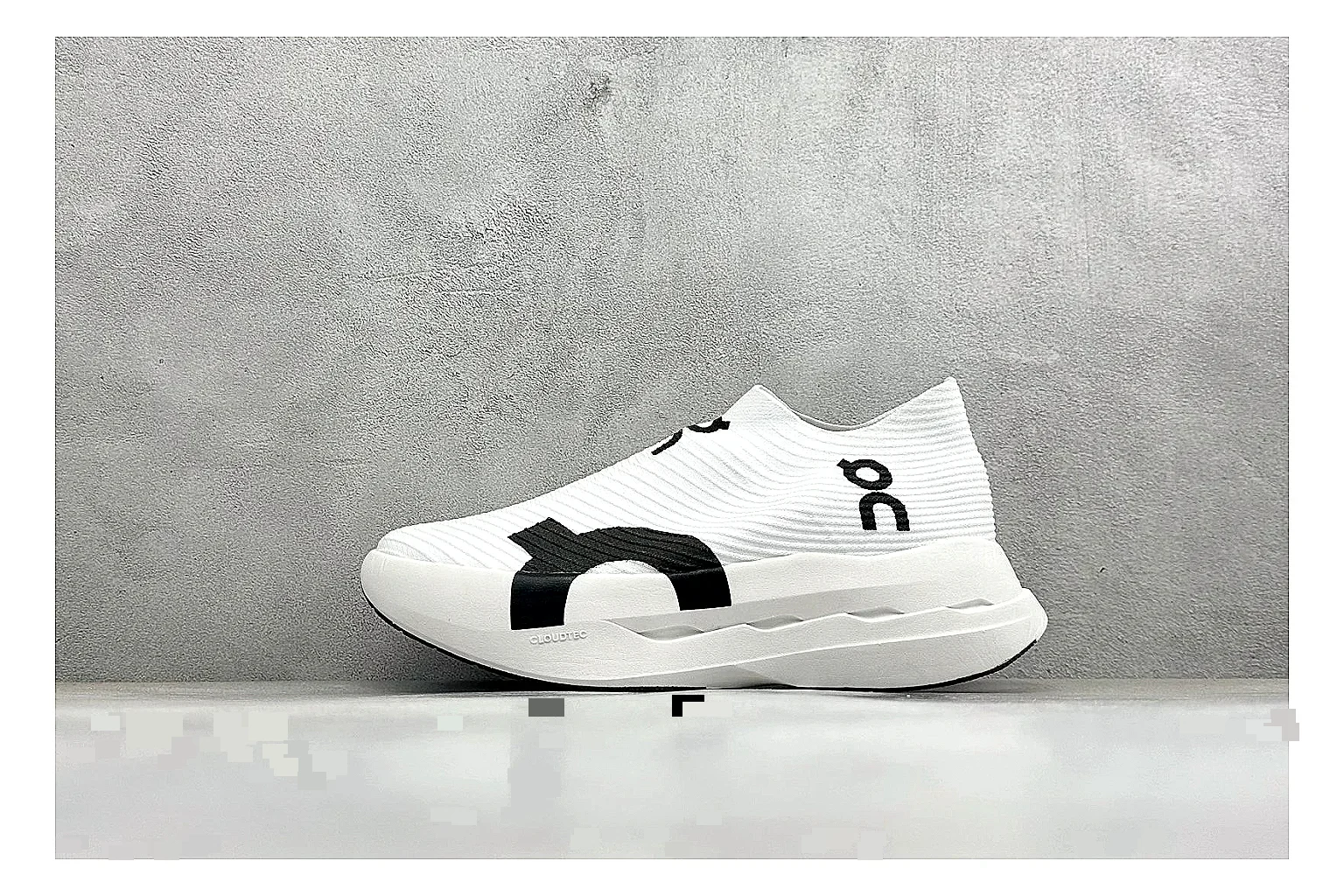 On Cloudboom White Black Product Image