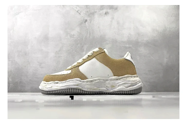 Maison Mihara Yasuhiro Blakey Beige Distressed Product Image