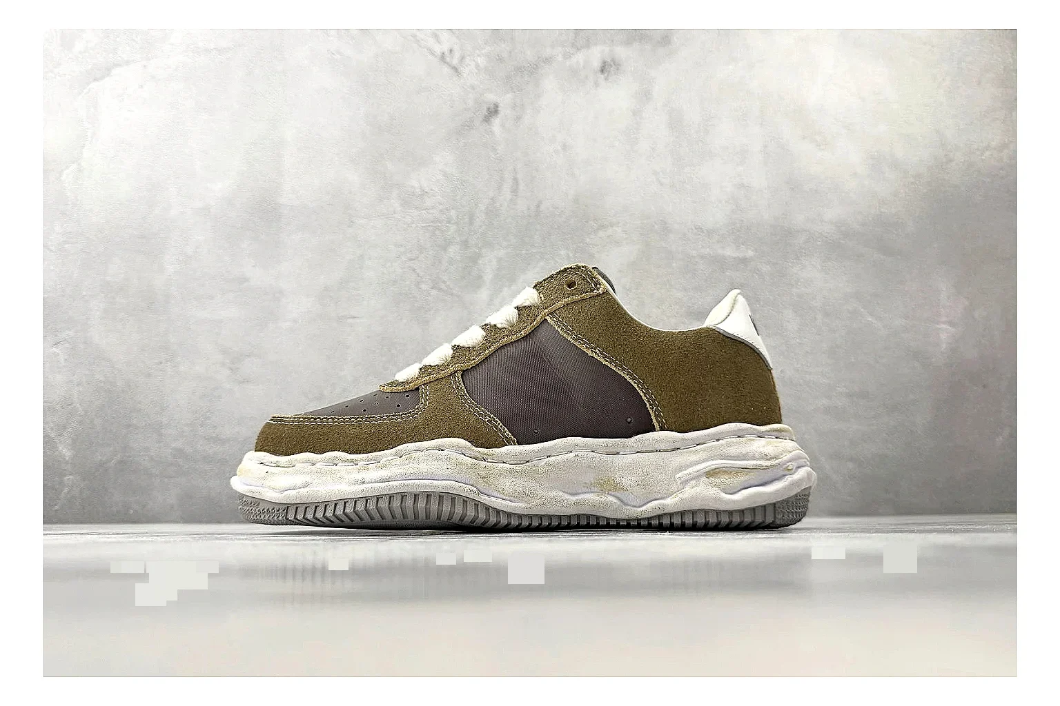 Maison Mihara Yasuhiro Blakey Brown Distressed Product Image